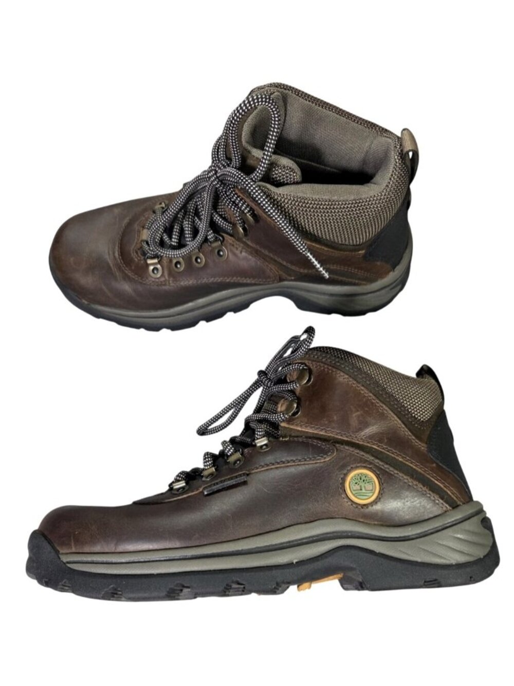 Timberland Women’s White Ledge Waterproof Hiking Boots SZ 9 Brown Outdoors Camp